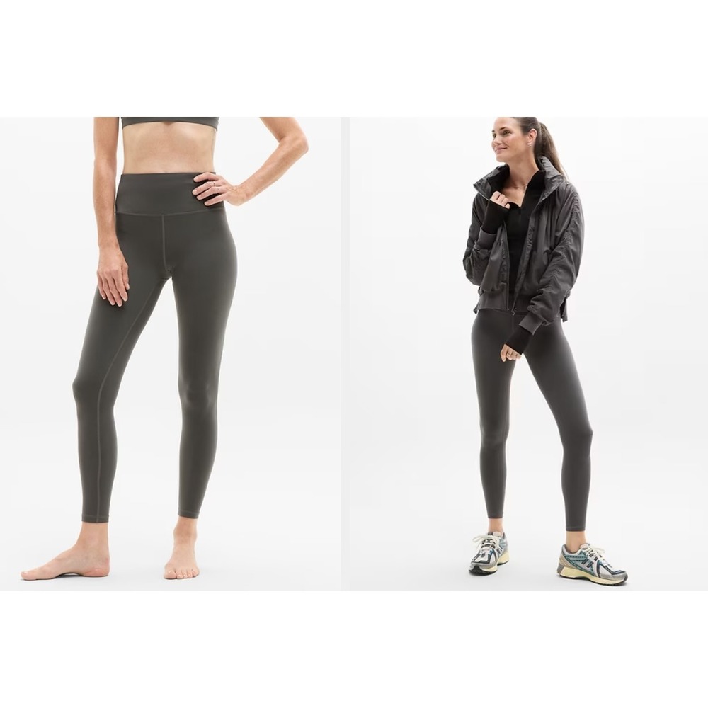 Athleta‎ Elation Ultra High Rise Tight Leggings Gray Athletic Womens
